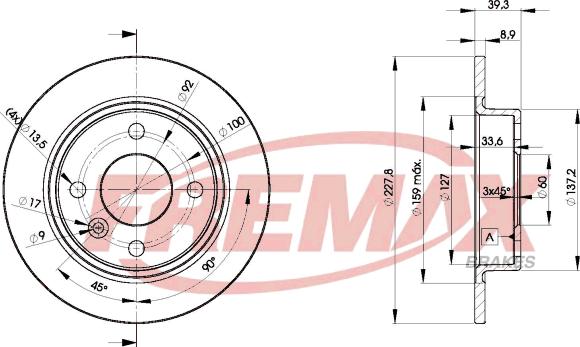 FREMAX BD-6165 - Disque de frein cwaw.fr