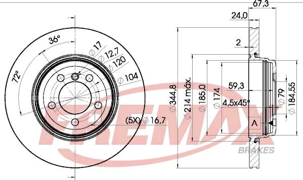 FREMAX BD-6129 - Disque de frein cwaw.fr