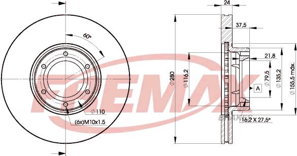 FREMAX BD-6847 - Disque de frein cwaw.fr