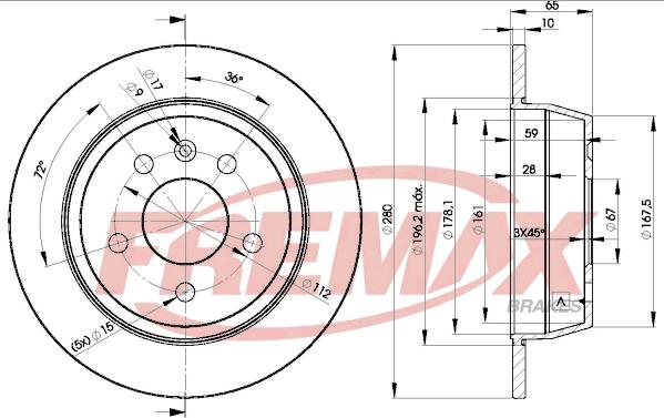 FREMAX BD-6381 - Disque de frein cwaw.fr