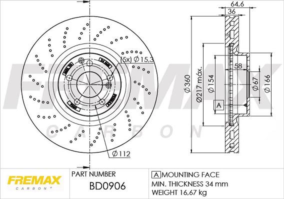 FREMAX BD-0906 - Disque de frein cwaw.fr