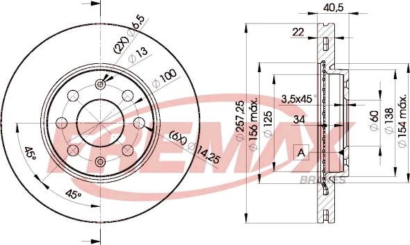 FREMAX BD-0920 - Disque de frein cwaw.fr