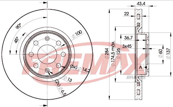 FREMAX BD-0922 - Disque de frein cwaw.fr