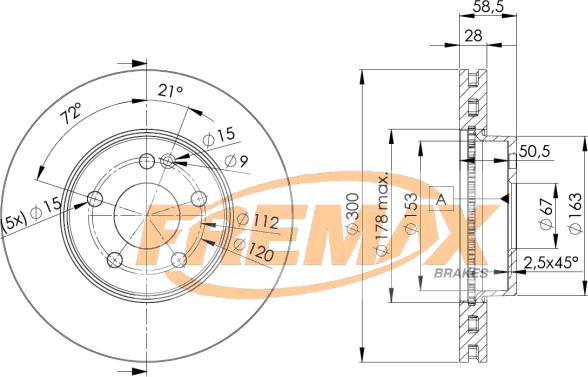 FREMAX BD-0415 - Disque de frein cwaw.fr