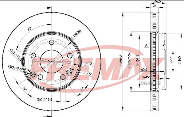 FREMAX BD-0410 - Disque de frein cwaw.fr