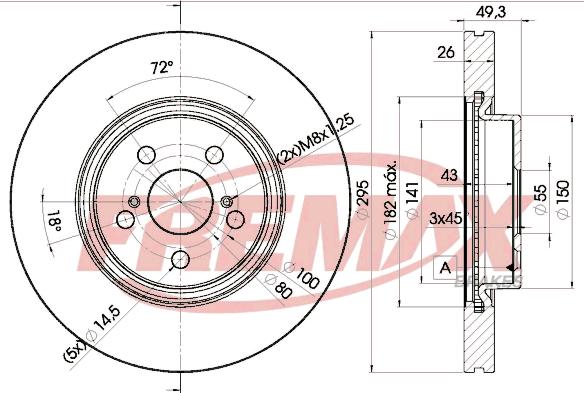 FREMAX BD-0505 - Disque de frein cwaw.fr