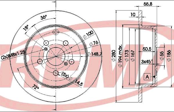 FREMAX BD-0503 - Disque de frein cwaw.fr