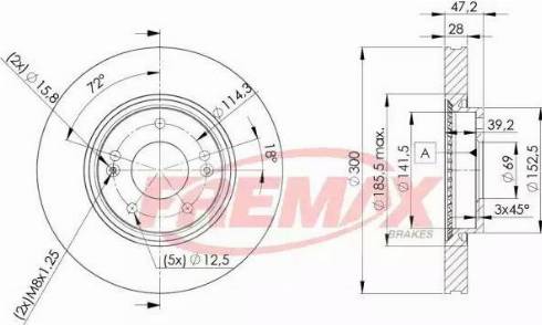 FREMAX BD-0580 - Disque de frein cwaw.fr