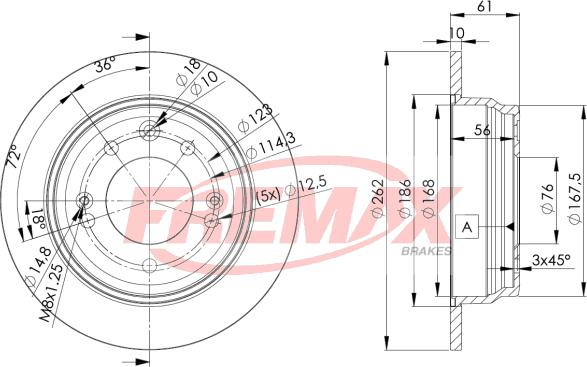 FREMAX BD-0581 - Disque de frein cwaw.fr