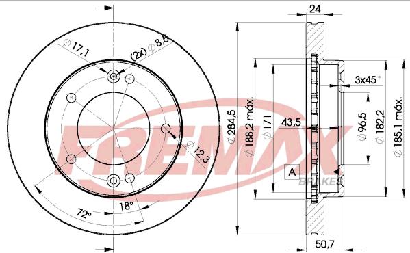 FREMAX BD-0008 - Disque de frein cwaw.fr