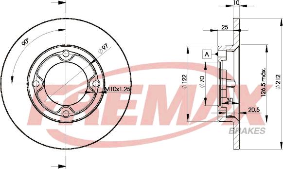 FREMAX BD-0003 - Disque de frein cwaw.fr