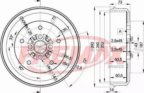 FREMAX BD-0010 - Tambour de frein cwaw.fr