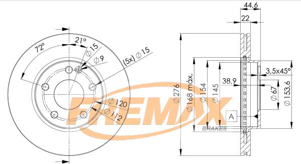 FREMAX BD-0111 - Disque de frein cwaw.fr