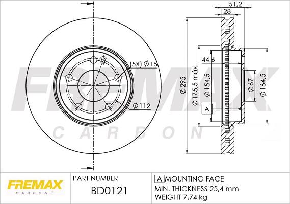 FREMAX BD-0121 - Disque de frein cwaw.fr