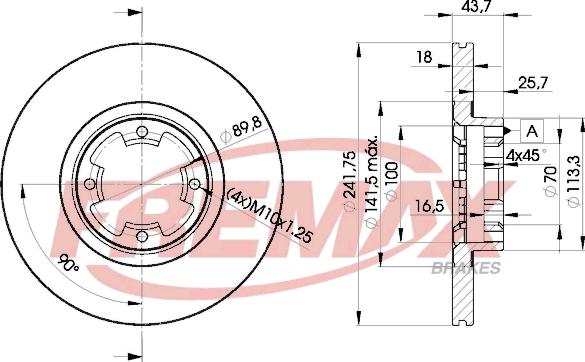 FREMAX BD-0170 - Disque de frein cwaw.fr