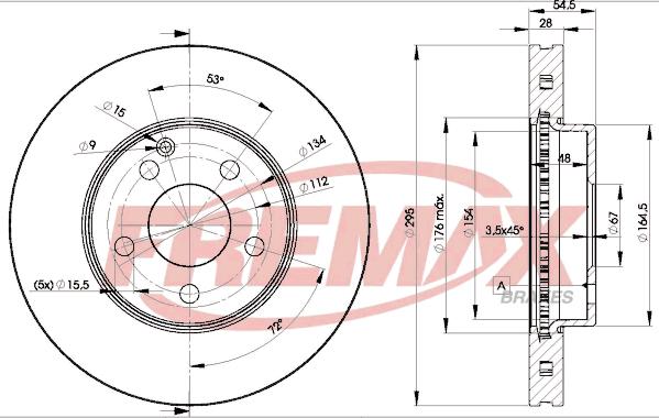 FREMAX BD-0812 - Disque de frein cwaw.fr