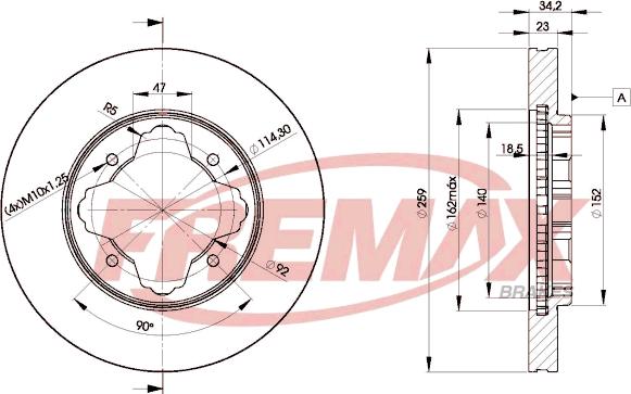 FREMAX BD-0836 - Disque de frein cwaw.fr