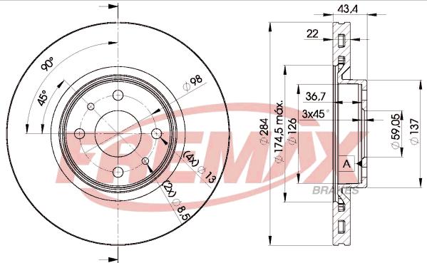 FREMAX BD-0356 - Disque de frein cwaw.fr