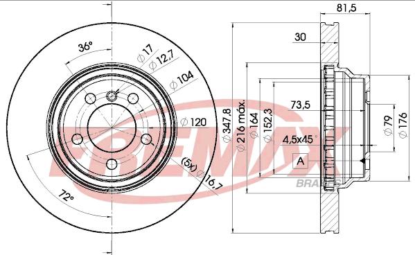 FREMAX BD-0267 - Disque de frein cwaw.fr