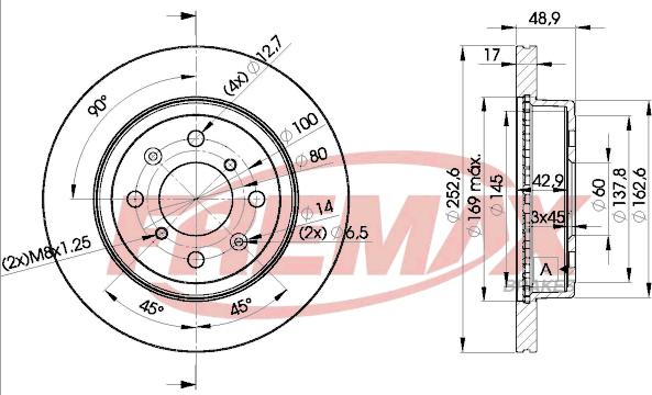 FREMAX BD-0715 - Disque de frein cwaw.fr