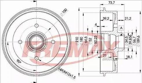 FREMAX BD-1511 - Tambour de frein cwaw.fr