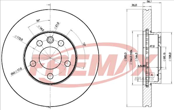 FREMAX BD-1531 - Disque de frein cwaw.fr