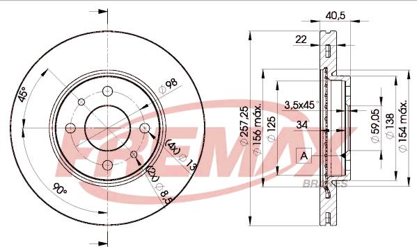 FREMAX BD-1650 - Disque de frein cwaw.fr