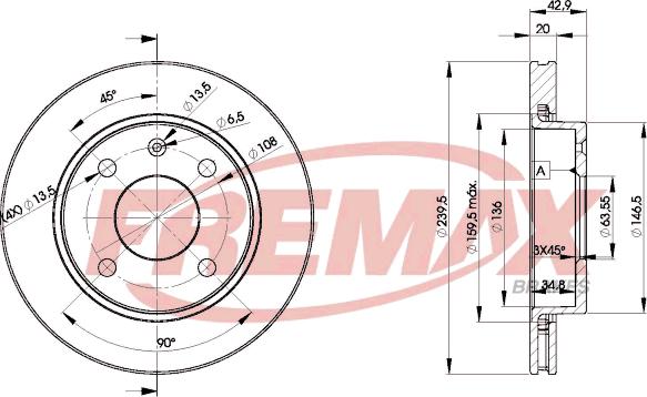 FREMAX BD-1064 - Disque de frein cwaw.fr