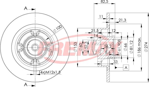 FREMAX BD-1181 - Disque de frein cwaw.fr