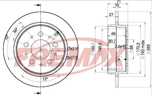 FREMAX BD-1895 - Disque de frein cwaw.fr