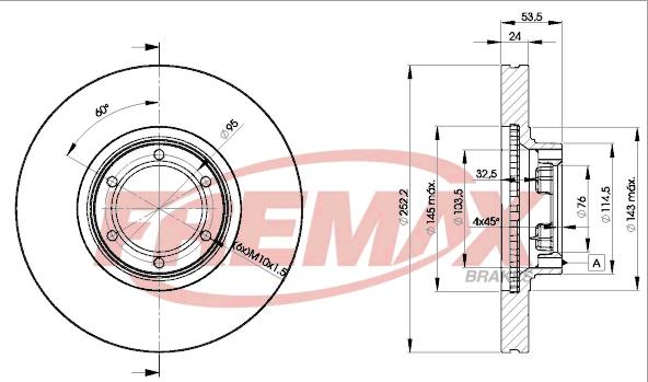 FREMAX BD-1367 - Disque de frein cwaw.fr