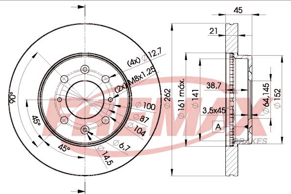 FREMAX BD-1700 - Disque de frein cwaw.fr