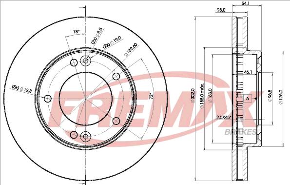 FREMAX BD-1712 - Disque de frein cwaw.fr