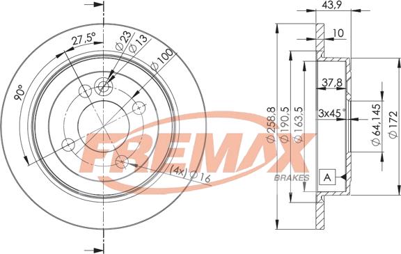 FREMAX BD-8571 - Disque de frein cwaw.fr