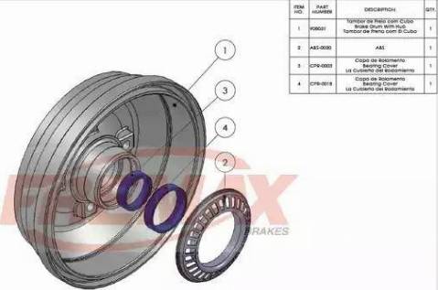 FREMAX BD-8051 - Tambour de frein cwaw.fr