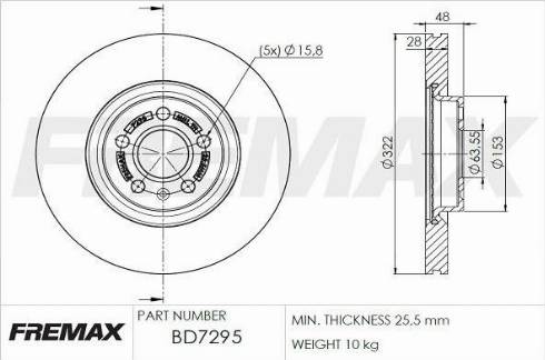 FREMAX BD-8009-KT - Tambour de frein cwaw.fr