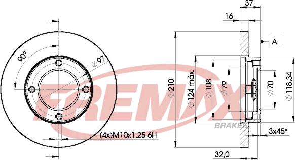 FREMAX BD-8702 - Disque de frein cwaw.fr