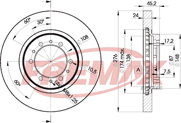 FREMAX BD-8716 - Disque de frein cwaw.fr