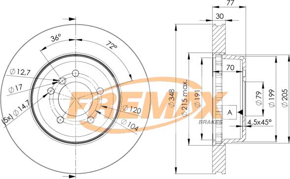 FREMAX BD-3402 - Disque de frein cwaw.fr