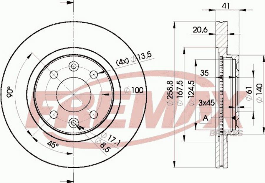 FREMAX BD-3550e - Disque de frein cwaw.fr