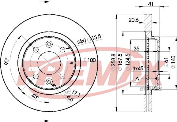 FREMAX BD-3550 - Disque de frein cwaw.fr