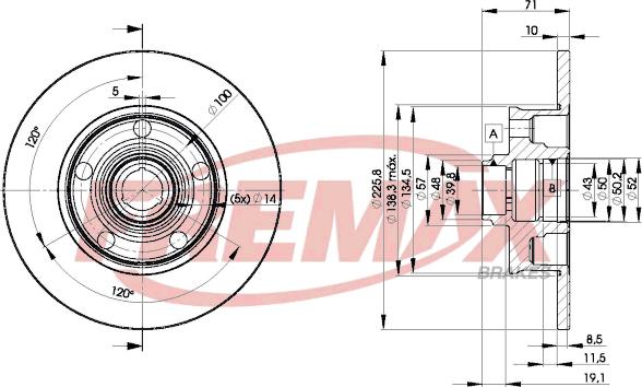 FREMAX BD-3576 - Disque de frein cwaw.fr