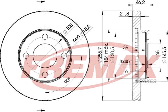 FREMAX BD-3633 - Disque de frein cwaw.fr