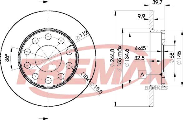 FREMAX BD-3637 - Disque de frein cwaw.fr