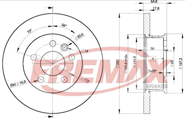 FREMAX BD-3012 - Disque de frein cwaw.fr