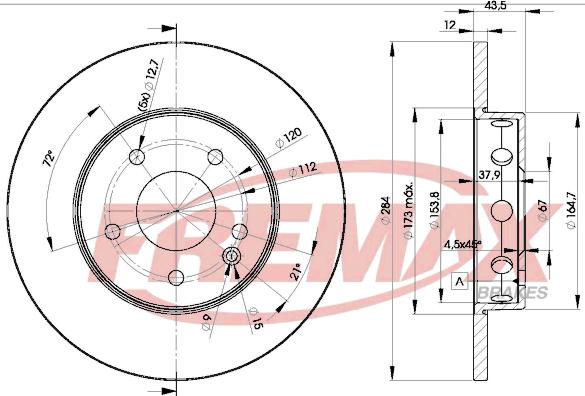 FREMAX BD-3180 - Disque de frein cwaw.fr