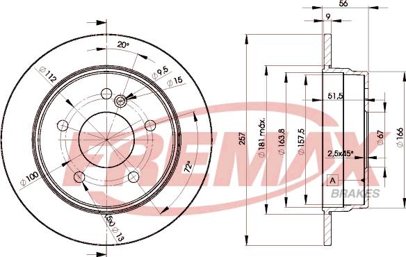 FREMAX BD-3181 - Disque de frein cwaw.fr