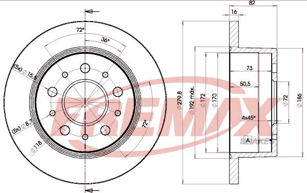 FREMAX BD-3806 - Disque de frein cwaw.fr