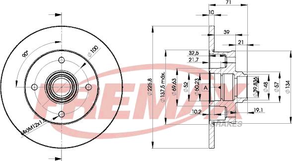 FREMAX BD-3393 - Disque de frein cwaw.fr