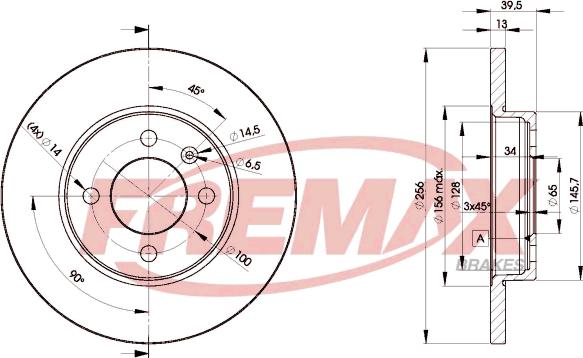 FREMAX BD-3392 - Disque de frein cwaw.fr